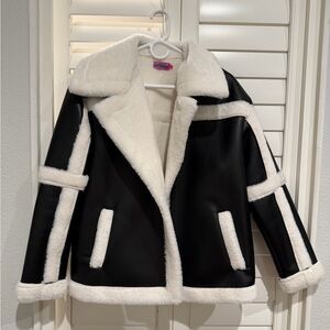 Edikted Rocki Faux shearling Jacket